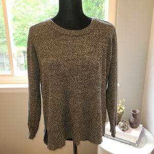 Margaret O'Leary 100% Cashmere sweater marled XS
